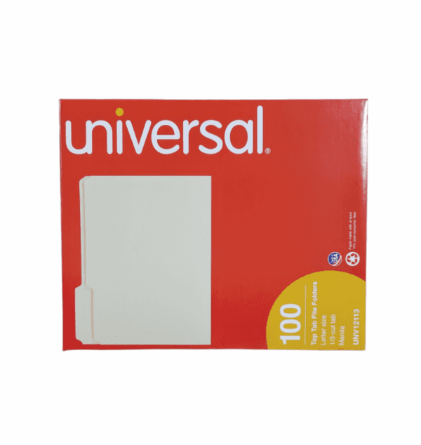 Universal brand CD-R 100 pack packaging in red and orange.
