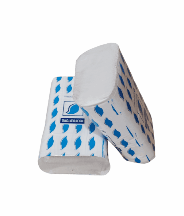 Two rectangular erasers with a blue and white rain drop design.