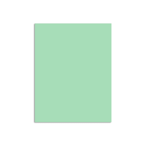 A simple green rectangle with a black shadow on the left side.