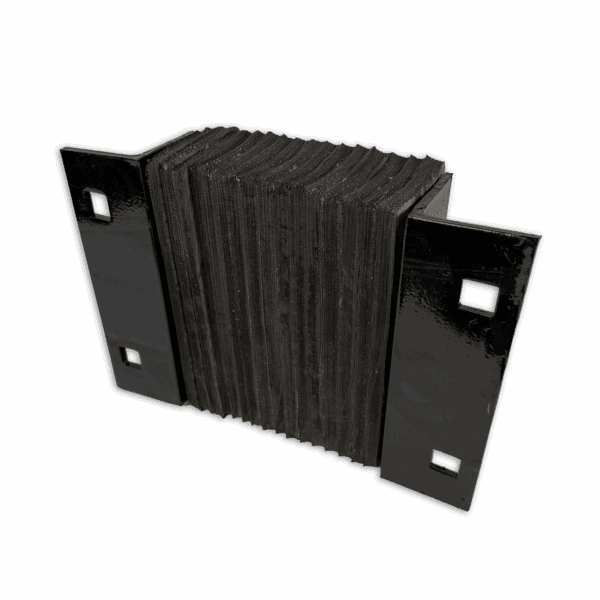 Old accordion with worn bellows and black ends.