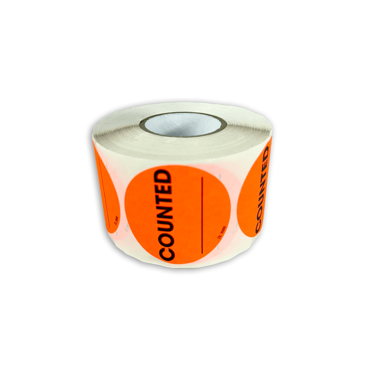 2'' COUNTED CIRCLE INVENTORY LABEL - Ed Her Plastics