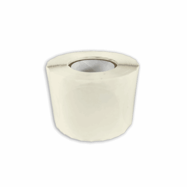 Isolated white toilet paper roll