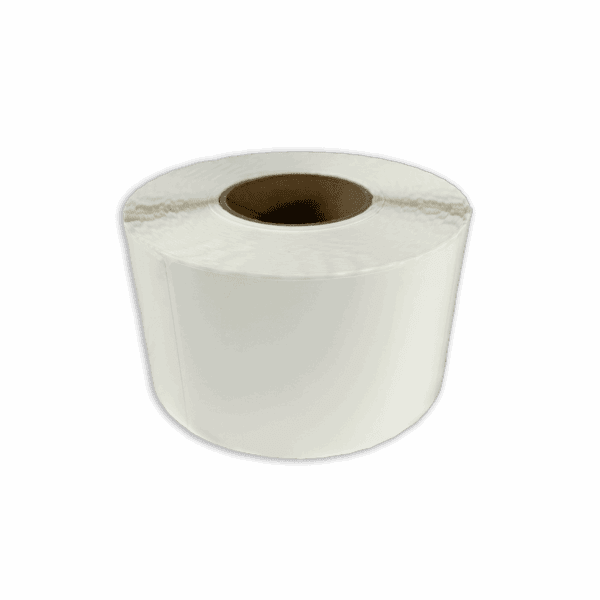 Single jumbo toilet paper roll on black