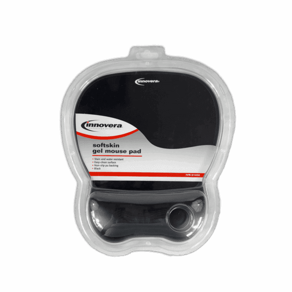 Silicone pad and ring set in clear packaging.